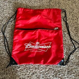 Budweiser drawstring bag (14x17)